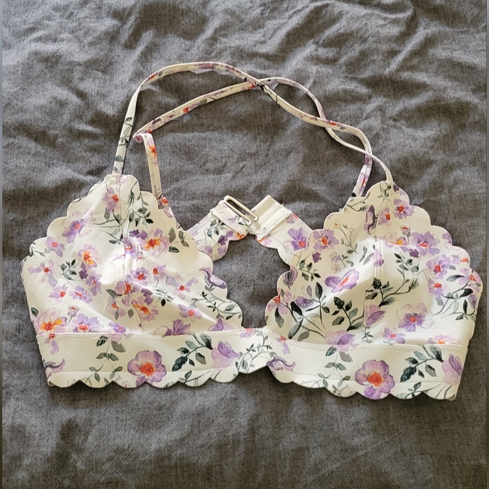 Bikini top floral HM size 6 (medium)
